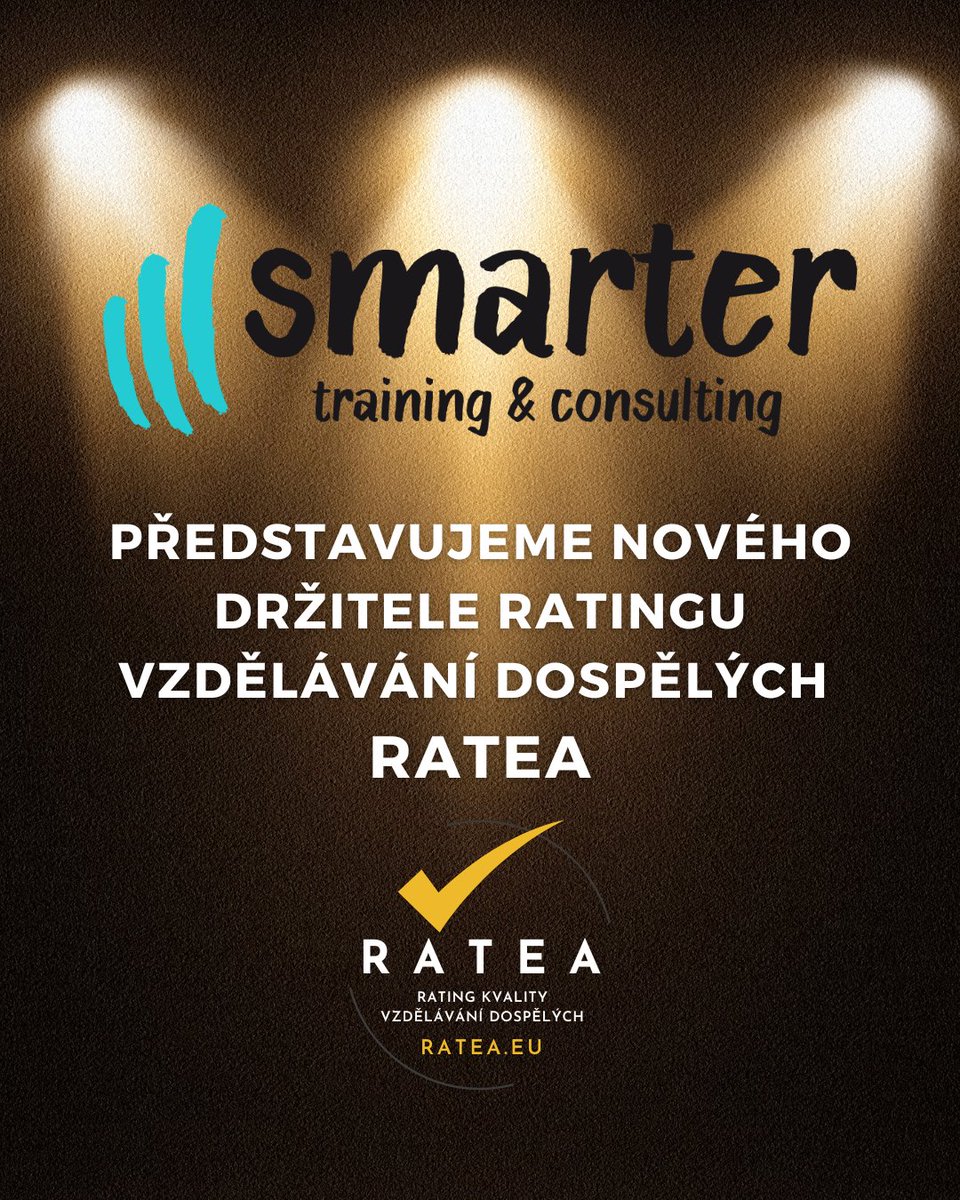 FirVzdelavani's tweet photo. Společnost SMARTER Training & Consulting získala nejvyšší hodnocení v ratingu vzdělávání dospělých RATEA. 🥇
🎙️ Poslechněte si rozhovor s Alešem Kabátkem a Markem Tůmou.
https://t.co/1fhQdNOoQM
#hr #lnd #firemnivzdelavani #vzdelavanidospelych #ratea https://t.co/LMsYxDFYsW
