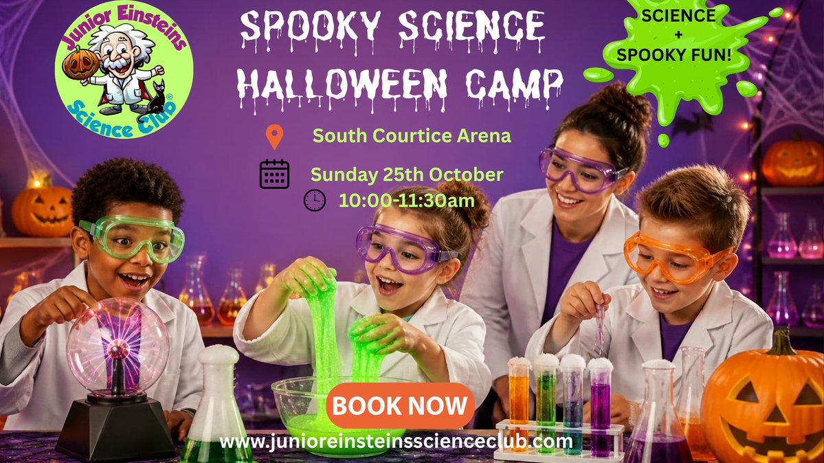 JEontario's tweet photo. ๐SPOOKY Junior Einsteins Science Halloween Camp is coming to Courtice this October! ๐
#JuniorEinsteins #ScienceClub #KidsSTEM #AjaxOntario #WhitbyOntario #oshawaontario #courticeontario #portyperryontario #pickeringontario #claringtonontario #ptbo #Bowmanvilleontario #uxbridge https://t.co/nECjUMjQCP