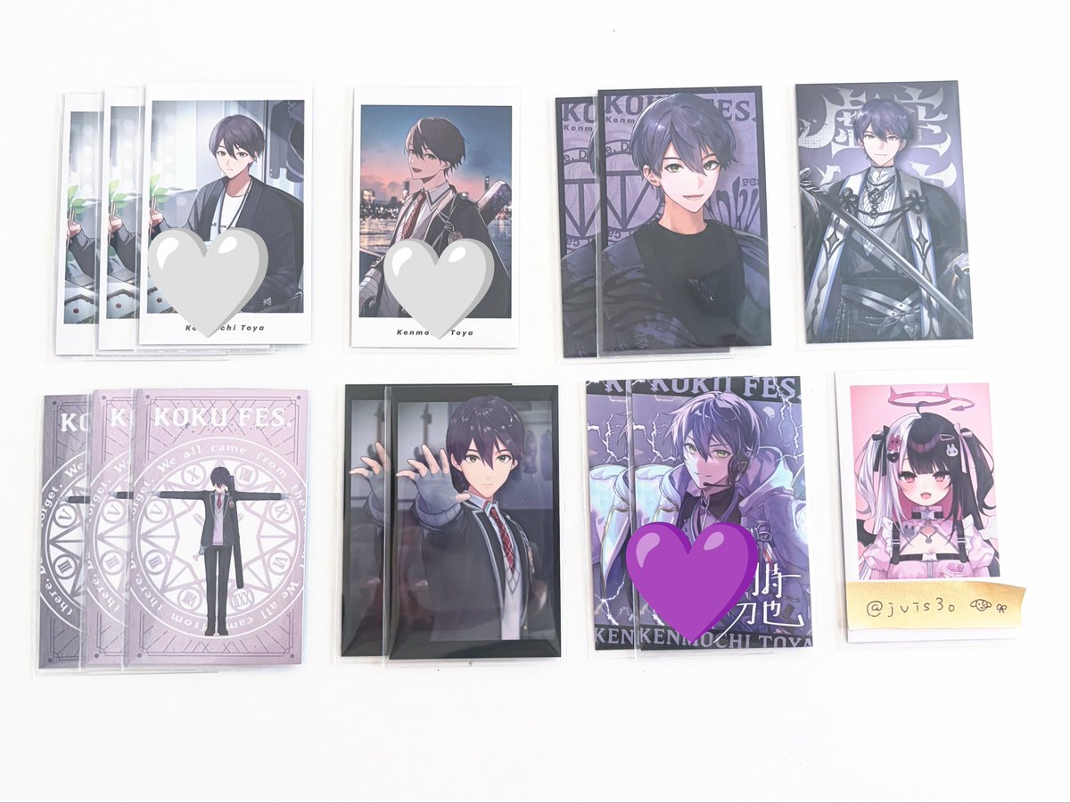 ayame_kk's tweet photo. @jvis3o はじめまして、検索から失礼します。
画像お借りして💜付けたものを2枚希望です。
定価+送料でのお譲りもしくは🤍付けたものと交換は可能でしょうか？
もし2，3枚目🤍付けたもの4枚～6枚纏めてご希望の場合、1枚目🤍と合わせて交換も可能です。
ご検討よろしくお願いします。💜 https://t.co/SvFRph5RK2