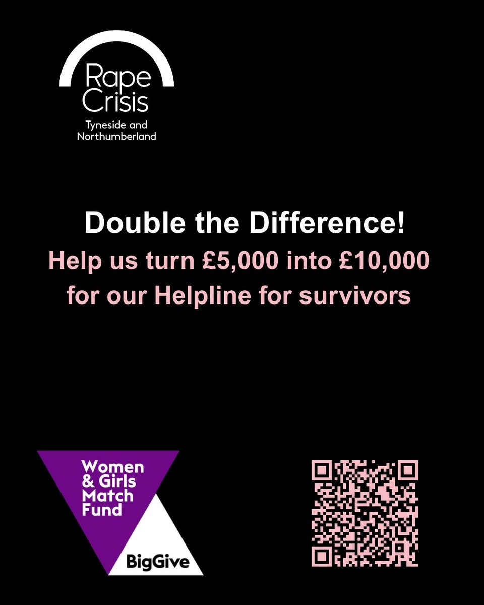 VCNewcastle's tweet photo. The Big Give is coming… 

From 6 - 13 October, donations to Rape Crisis Tyneside and Northumberland through the Big Give will be doubled, helping us raise vital funds for our specialist support for women and girls affected by sexual violence. 

https://t.co/hu1JmBDTCJ https://t.co/Ld69LEOJm5