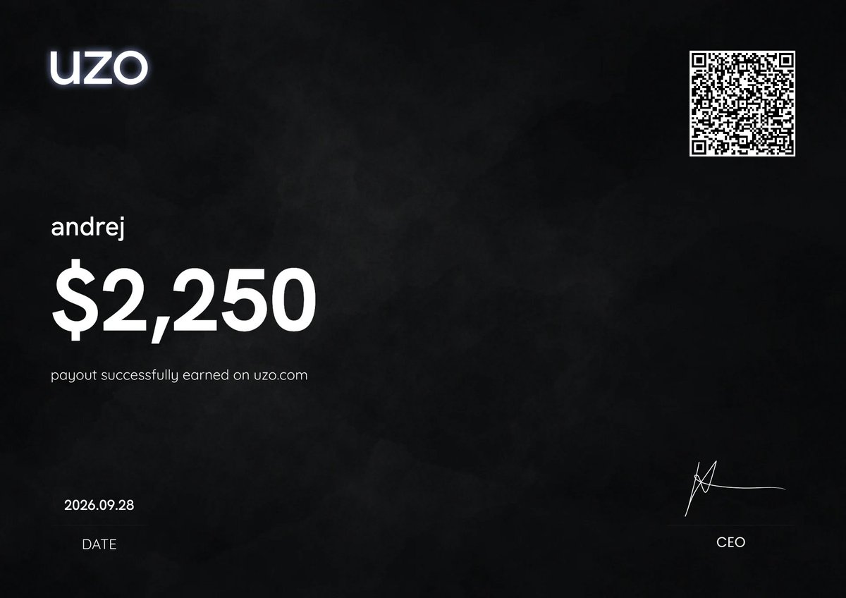 uzomarkets's tweet photo. Less from us. More from our traders' results.

Three selected UZO payouts from the past two days.
Congrats to the traders behind them. https://t.co/74nnLYLLEs