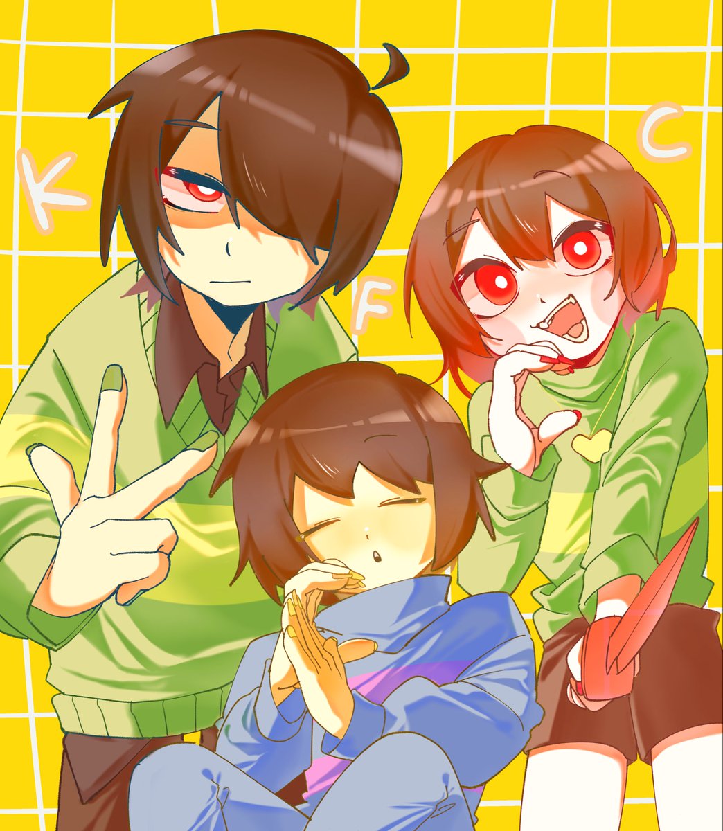 YUPPIoekaki's tweet photo. KFC‼️🍎✨️🔪 #UNDERTALE #deltaruneㅤㅤ https://t.co/4SRi3pbpUO