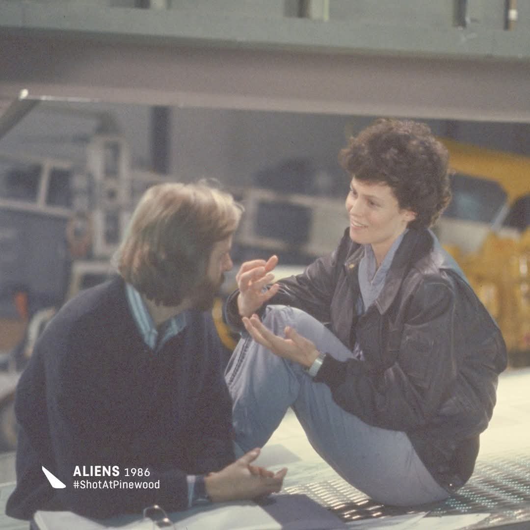 DaveBuzan's tweet photo. James Cameron's "Aliens" had its first day of principal photography at Pinewood Studios on this day in 1985. https://t.co/ZwQRRvReeJ