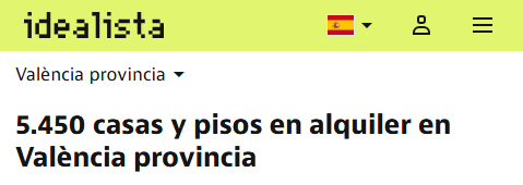 Absolutexe's tweet photo. En estos momentos Idealista tiene los siguientes anuncios de alquiler por provincia: 
Madrid: 11.772
Málaga: 10.050
Valencia: 5.450
Barcelona: 3.792
Sevilla: 2.441
Vizcaya: 630
Zaragoza: 603

Guardad el tuit y en un par de semanas comparamos. https://t.co/8MkrMSQknt