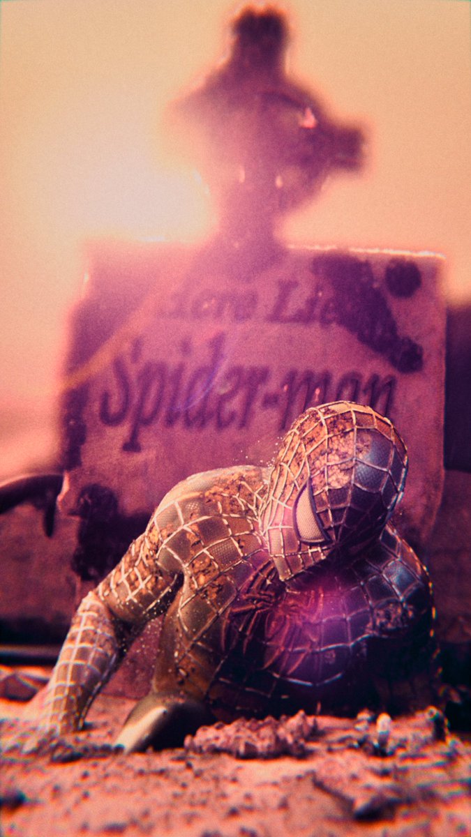DessKnightflux's tweet photo. Here Lies Spider-Man 

#spiderman https://t.co/hEMZnBmJfd