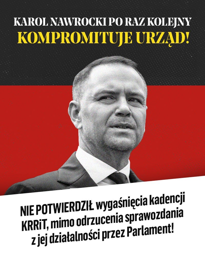 amazgula's tweet photo. Najbardziej znany sabotażysta Polski znowu zablokował decyzje rządu. Tym razem zaopiniował negatywnie kandydaturę pułkownika Tomasza Jackowicza na stanowisko Komendanta Służby Ochrony Państwa. Dlaczego? Bo nie jest z trójmiejskiej mafii sutenerów czy ze zorganizowanej grupy przestępczej PiS?

Nie zatwierdził wygaśnięcia składu Krajowej Rady Radiofonii i Telewizji, mimo nieprzyjęcia sprawozdania przez Sejm, bo to organ całkowicie polityczny z nadania przestępczego PiS.

W sprawie sądowej Nawrocki przeciwko Onet sędzia nie pozwoliła zeznawać jednemu z szefów sutenerów w Trójmieście, ale tym, co nie mają z sutenerstwem nic wspólnego. Pani sędzia wie, od kogo zależy jej kariera i może powołać milion świadków, którzy zeznają, że nie widzieli Nawrockiego jako sutenera, byle nie tych, którzy tym procederem kierowali. To się nazywa wyjaśniać, aby nic nie wyjaśnić i podlizać się namiestnikowi.

Czekamy na decyzję Nawrockiego w sprawie cen paliw i pewnie też zawetuje, bo będzie mógł za rok powiedzieć, że rząd nic nie robi i niczego nie załatwił dla Polaków, ale nie będzie mówił, że on to wszystko, co ważne dla Polaków wetował i blokował. W zamian proponuje obniżenie cen poprzez rezygnację z dochodów państwa, aby znowu wyć, że deficyt coraz większy. Taki cwany wróg Polski.

Tymczasem 143 000 starszych ludzi może nie doczekać podpisania przez Nawrockiego wniosków o odznaczenia państwowe za długoletnie pożycie małżeńskie (50 lat). Czekają, Nawrocki nie ma czasu, tak intensywnie prowadzi politykę miłości poprzez szczucie.

Bezczelny i bezkarny namiestnik przeciwko Polsce dalej blokuje Trybunał Konstytucyjny, mianowanie ambasadorów, sędziów, profesorów, blokował bezpieczeństwo Polski, stosował akt łaski wobec przestępczego kibola…

Zablokował kontrolę zondacrypto, bo płacili za niego. Ale i hejt w internecie zawetował, rozwój zielonej energii, naprawę konstytucyjnego systemu prawnego, każdą zmianę na ważnych stanowiskach państwowych i wiele innych.

Proszę, niech mi ktoś wskaże chociaż jedną rzecz, jeden sukces dla Polaków w jego decyzjach? Jedną sprawę, którą załatwił nie dla siebie, nie dla blokowania rządu i dla wsparcia opozycji PiS i Konfy, nie dla Rosji, tylko dla Polaków.

Dzień dobry w kibolskim, przestępczym kraju immunitetów i korupcji patoprawicy.

Adam Mazguła

#PrawdąWOczy #WPoczuciuOdpowiedzialności #TarczaWolnościSłowa #BronimyKonstytucji #ŻołnierzGorszegoSortu #PrawaCzłowieka #WolnośćSłowa #ŚwieckośćPaństwa #PrawaKobiet
