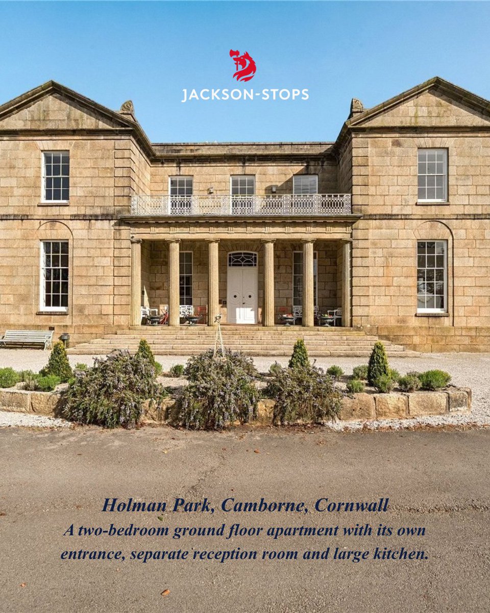 JS_Cornwall's tweet photo. New listing
Holman Park, Camborne, Cornwall
Guide price £325,000

A two-bedroom ground floor apartment with its own entrance, separate reception room and large kitchen.

https://t.co/FgcP4r9q6v

#cambornepropertysales #countryhouseapartment #cornwallperiodproperty #jacksonstops https://t.co/gGG5AGNpiU