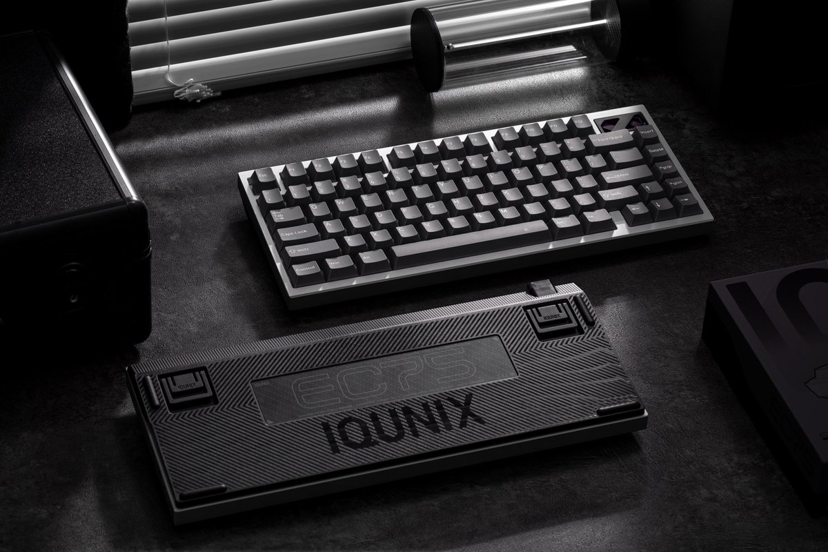 iQunix's tweet photo. Designed to belong wherever you place it.
#IQUNIX #EC75 #gamingkeyboard #halleffect #cleansetup https://t.co/GstOilTJUw