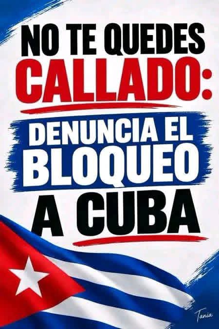 Dania70100753's tweet photo. Hoy Estados Unidos volvió a sancionar a Cuba. Otra vez. Fíjense en la cobardía de un imperio que se dice poderoso y que, semana tras semana, se inventa sanciones nuevas contra ciudadanos y dirigentes cubanos. 

#TUMBAELBLOQUEO https://t.co/WuK0yJOZQt