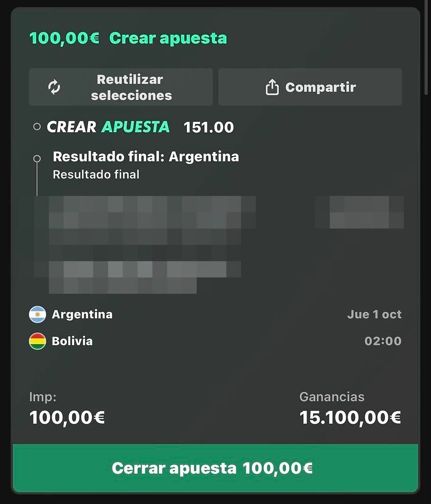 cerebrodepicks's tweet photo. Como Argentina gane NOS LA LLEVAMOS EH QUE NOS LA LLEVAMOS EH  

151 del 🇦🇷 Argentina - Bolivia 🇧🇴 que os dejo ahora mismito ⬇️ https://t.co/3bclSIBHAe