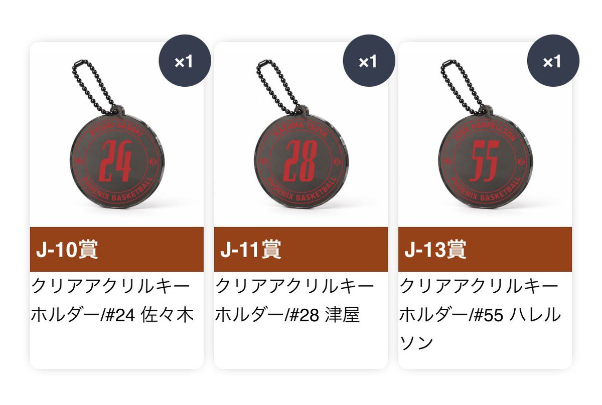 RIKSuN2545's tweet photo. 三遠ネオフェニックス
オンラインくじ

届くのはまだ先ですが、交換していただける方いらっしゃいましたらよろしくお願いいたします😊

【譲】#24、#28、#55
【求】#20 https://t.co/WoLlVnxse4