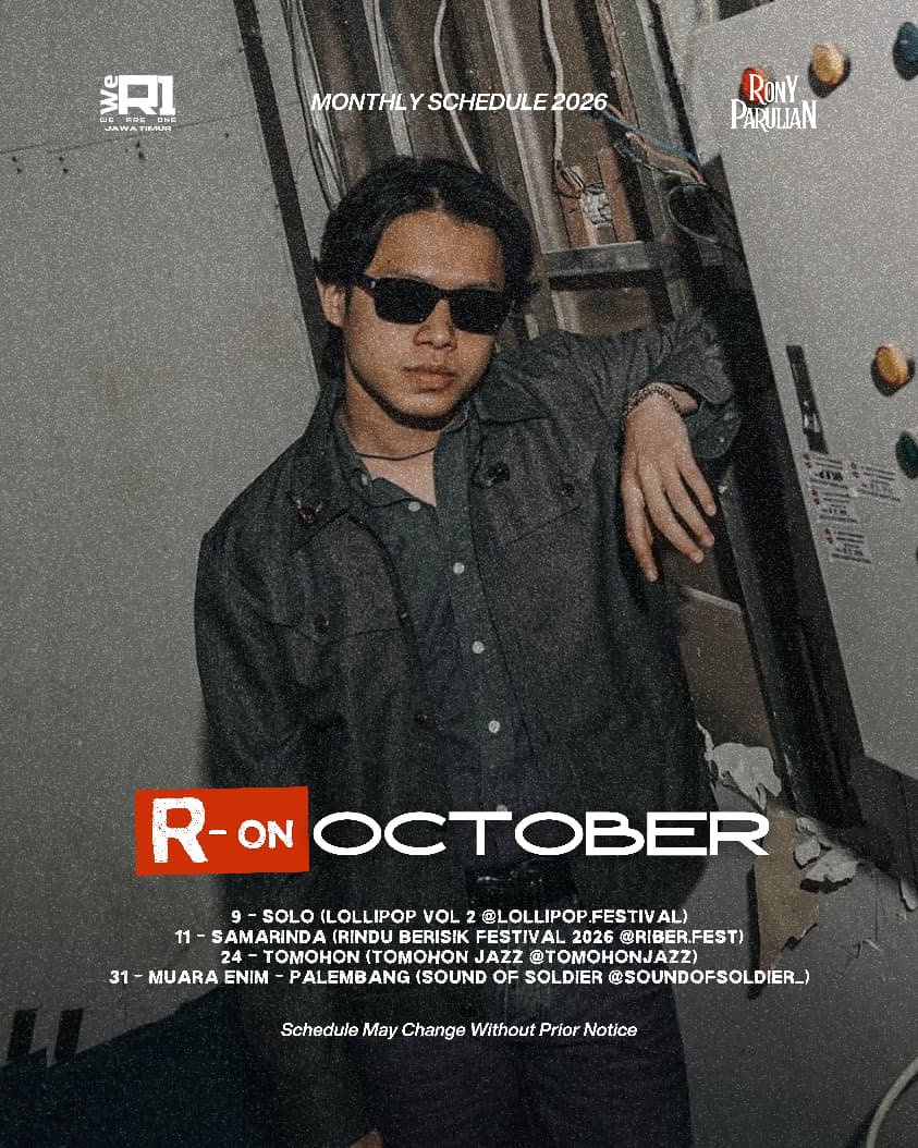 we_r1jawatimur's tweet photo. Jadwal Rony Parulian bulan Oktober 2026 π₯ persiapkan dirimu sing a long #DuniaDanSeisinya dan #RahasiaPertama !!
#RonyParulian #ROnOctober https://t.co/DIBi8rvnIv