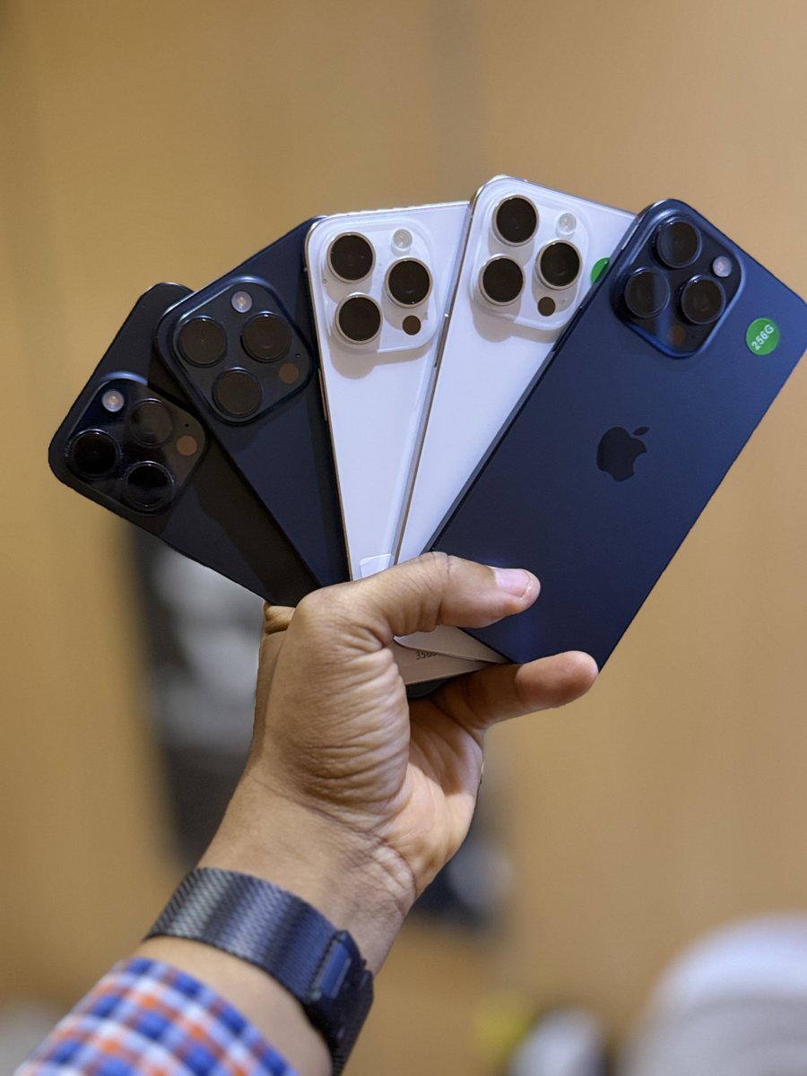 dabz_global's tweet photo. New in‼️Premium foreign used iPhone 15 pro max restock || excellent stock || untampered! 

256gb - N940,000
512gb - N1,1030,000
1Tb - N1,080,000

Dabz Global; Suite C3 New Banex(beside banex micro finance bank ||opposite Broadway BW restaurant)Wuse II, Abuja. call 08076709313/09078333831/ 08144343028 or whatsapp 08144343028 

Nationwide Delivery 🚚📦