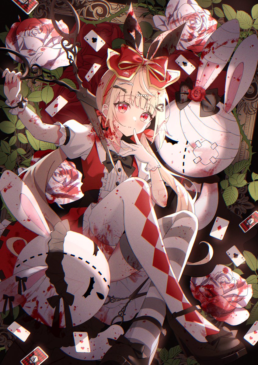 amai_melo's tweet photo. ダークアリス🐇🌹
#HUION #HUION創作 https://t.co/X4gU8lfTzu