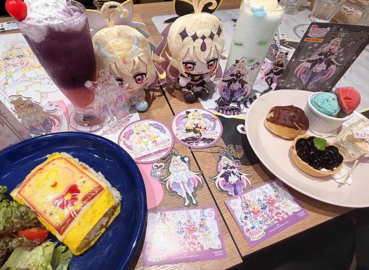 XaiabP's tweet photo. プリキュアのカフェに行ってきた！！
美味しくて可愛くて最高だった... https://t.co/425nwk1SD5