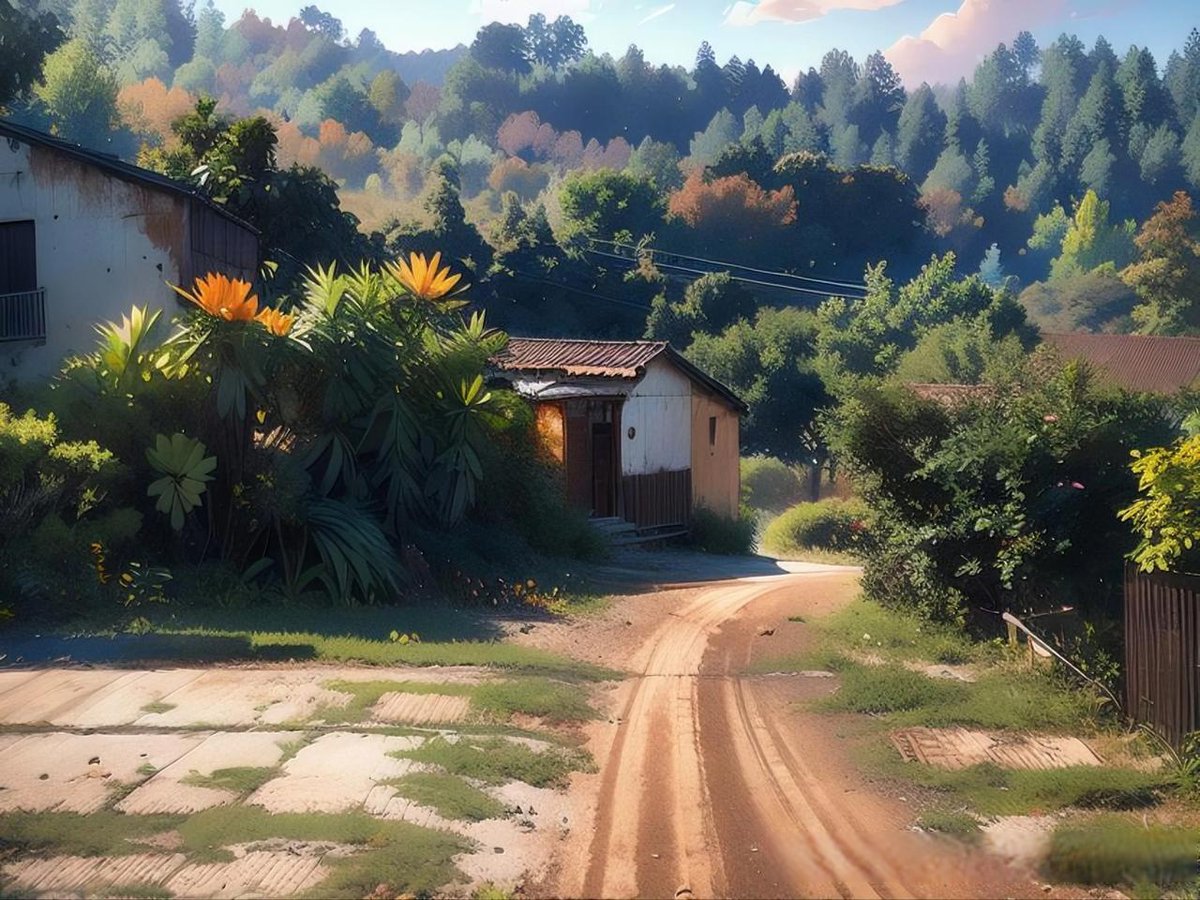 ezobzt430's tweet photo. [The dappled glow hides the old witch in the quiet alley.]， https://t.co/KKWGmCoiIG