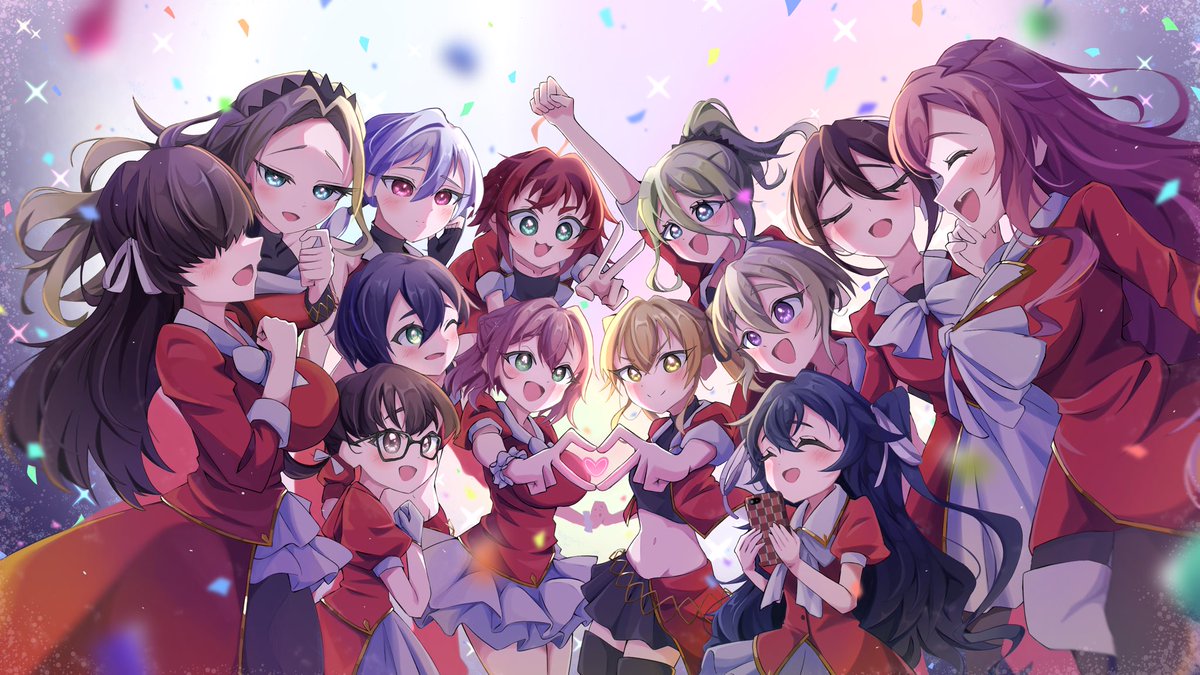 Gea80422's tweet photo. 全体版です。
100カノは世界平和

 #100カノファンアート https://t.co/385gq1xgxP