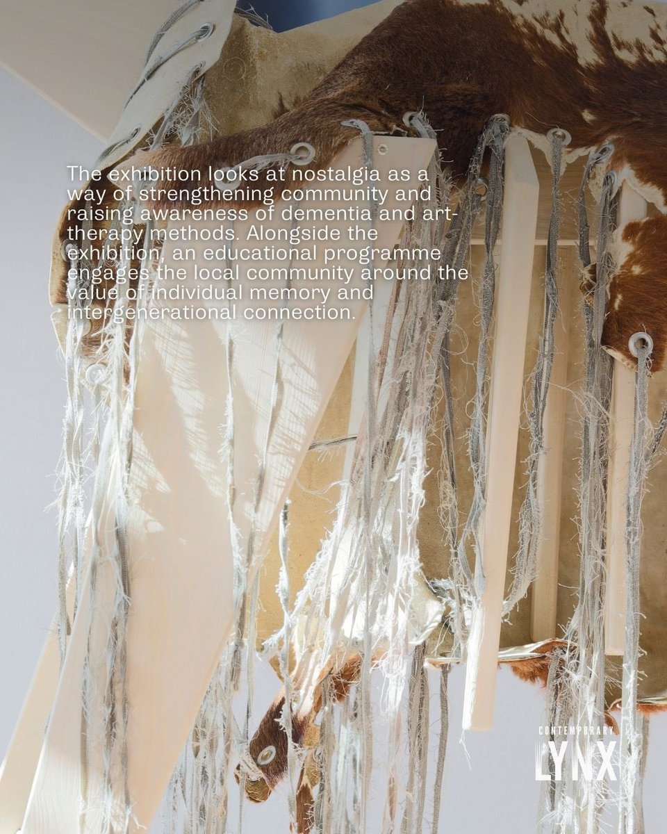 Lynx_art's tweet photo. "Ślady pamięci" (Traces of Memory) at Szałfynster in Katowice explores memory and nostalgia as both personal experiences and shared resources. The exhibition considers the community-building potential of nostalgia and the role of art in supporting people affected by dementia. https://t.co/Ftzcmq1Ivc