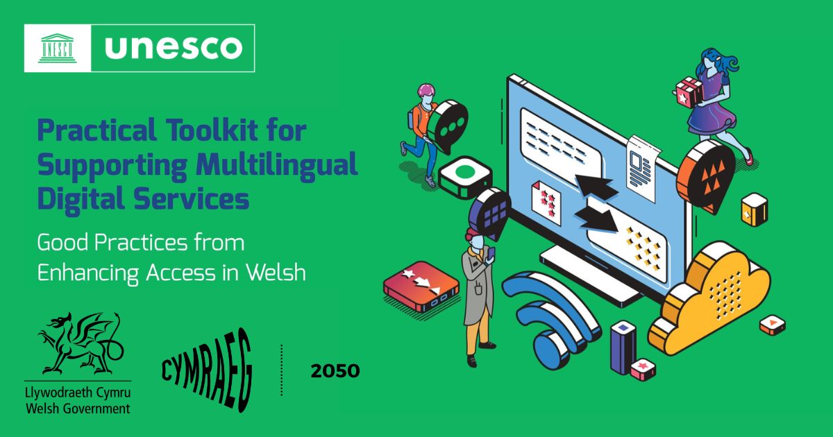 ILDecade's tweet photo. On #InternationalTranslationDay, @UNESCO &amp; @Cymraeg / @WelshGovernment launch a new toolkit to help make digital services multilingual by design.

A practical contribution to ensuring #IndigenousLanguages can thrive in the digital world. 🌍

🔗 Read more: https://t.co/LGKWqnliKw https://t.co/drmKCTW7XV