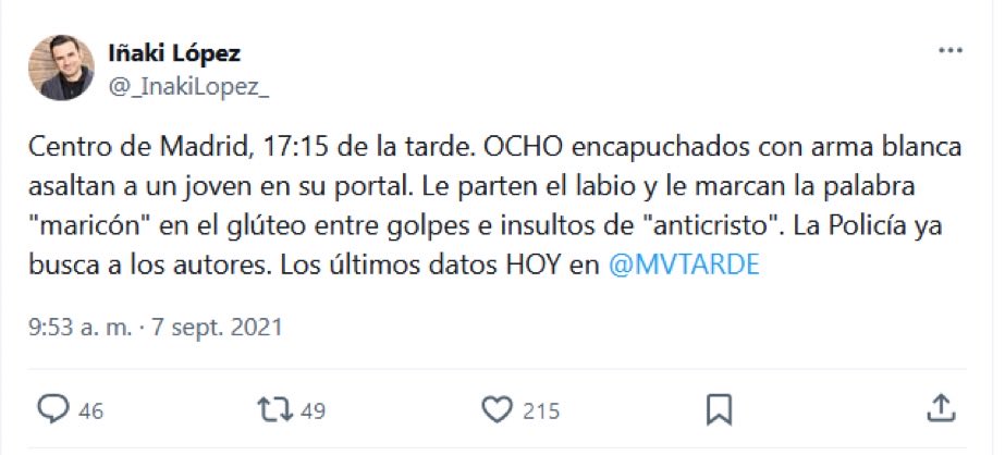 Desylusionado's tweet photo. @libertaddigital Hola @_InakiLopez_ aunque me bloquéate hace eones, sé que puedes leerme. https://t.co/TfojbLj4En