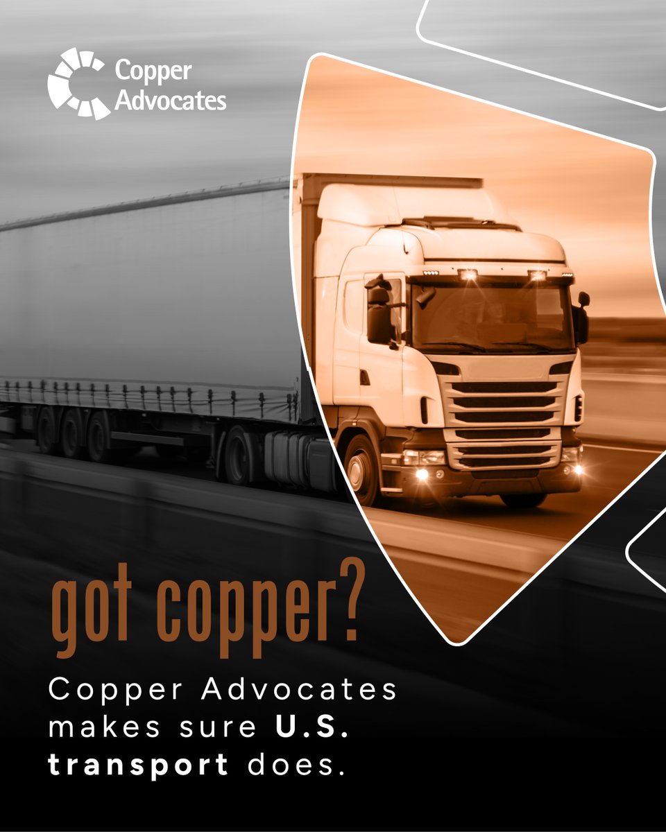 thinkcopperUS's tweet photo. $254B in U.S. economic output depends on copper production and distribution.
That scale needs policy stability.
Copper Advocates brings industry voices together to support a stronger, more predictable future for U.S. #copper.
Add YOUR voice. Anyone can join. Sign Up now!
https://t.co/0kfniXhZcC

#GotCopper #CopperAdvocates #CDA