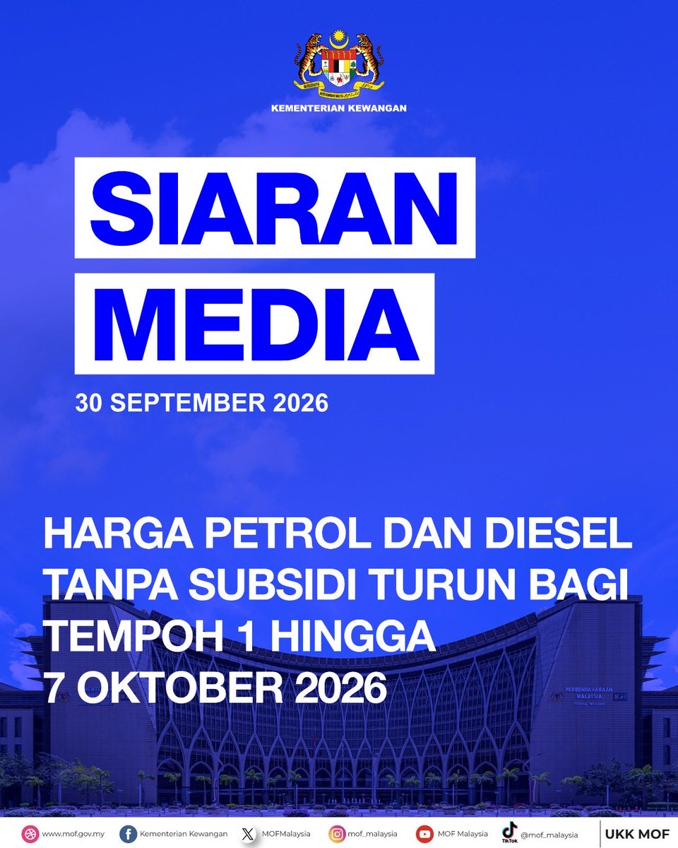 MOFmalaysia's tweet photo. Siaran Media MoF https://t.co/iGagm5pj1w