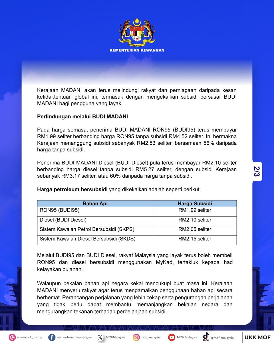 MOFmalaysia's tweet photo. Siaran Media MoF https://t.co/iGagm5pj1w