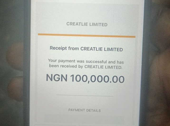 samuelfocus's tweet photo. Got my payout from  Creatlie https://t.co/zP2cz96gDG