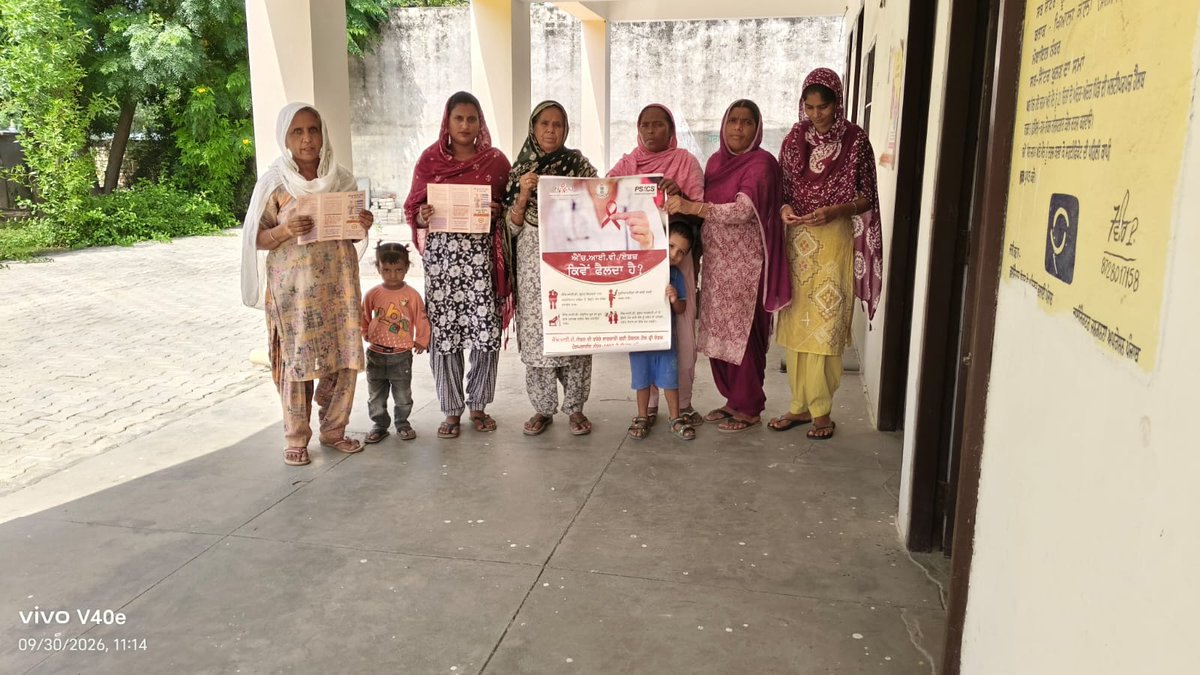 punjabsacs's tweet photo. The Intensified HIV Awareness Campaign is connecting with communities across Punjab to promote HIV prevention, informed choices, and a stigma-free society.
@NACOINDIA @HMPunjab @PunjabDOHFW

#hivawareness #intensifiedcampaign #hivfreepunjab #endstigma #awarenessmatters https://t.co/P9zgIBCHIT