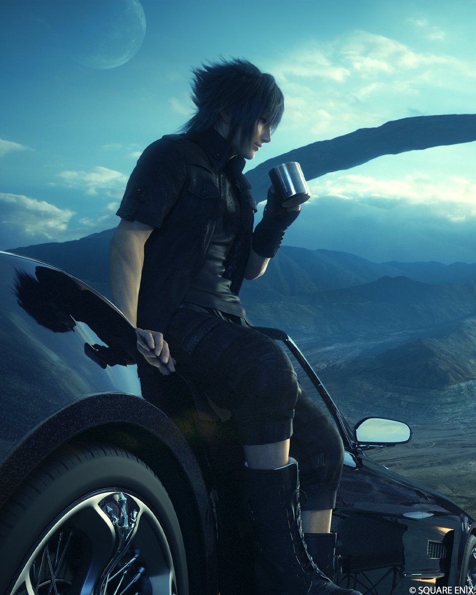 FinalFantasyJP's tweet photo. 【10/1は #国際コーヒーの日】

大人の味わいクポ☕
……もう少し甘いほうがよかったかもしれないクポ？
#FF15 https://t.co/m61bmG7U6a