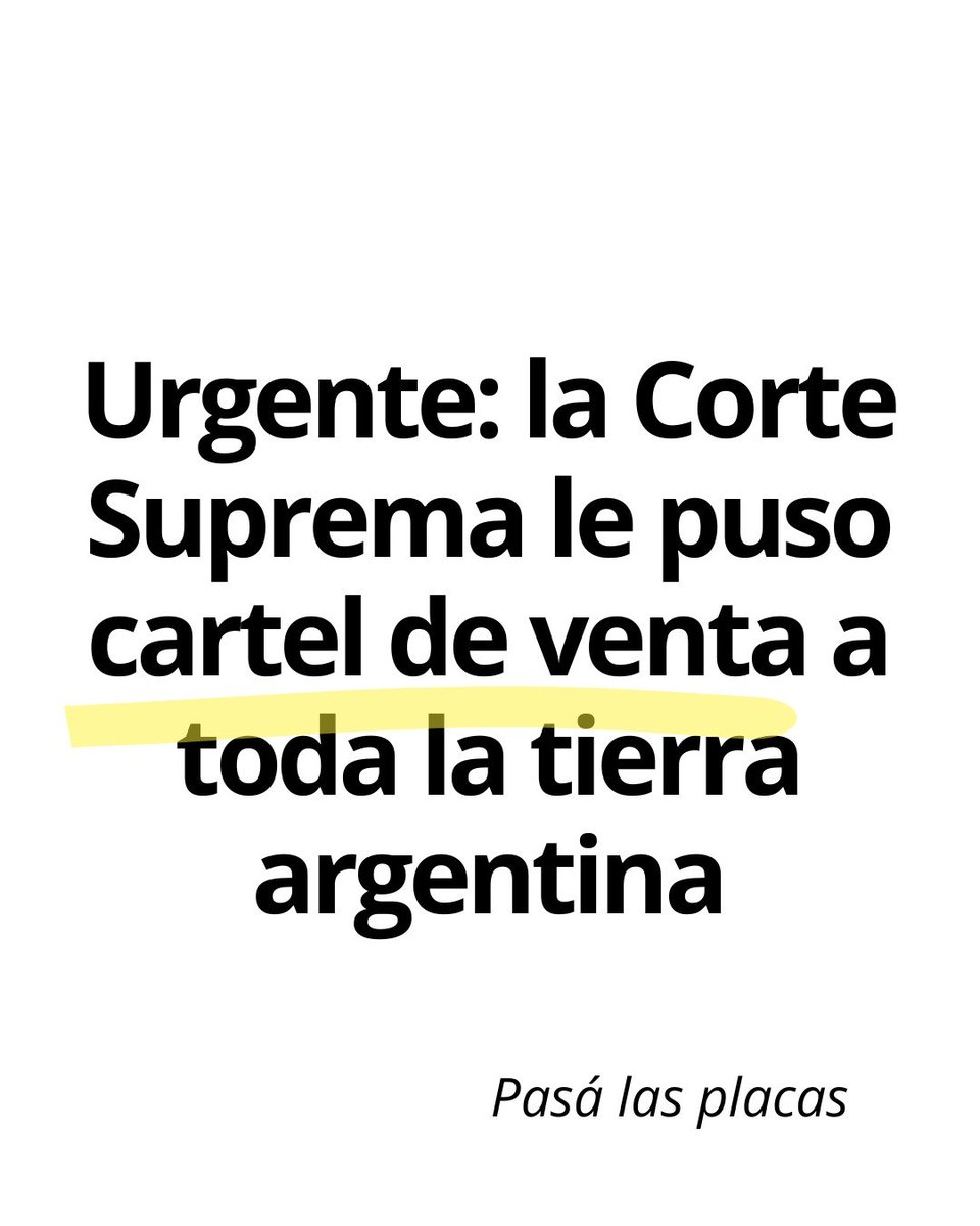matiasoberlin's tweet photo. Comunicado del Observatorio de Tierras
1/9 https://t.co/303BP1hEQV