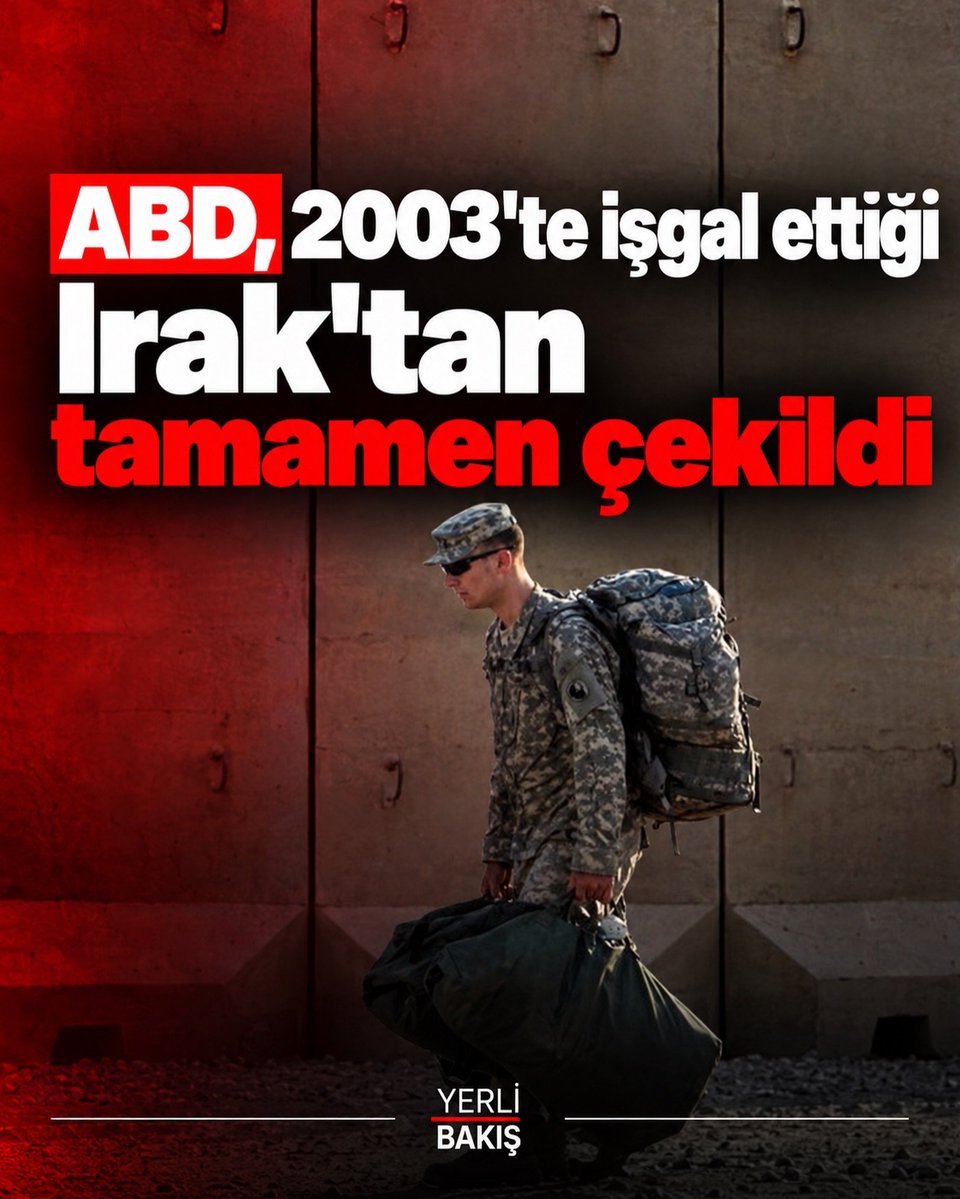 YaarAli_Ak42's tweet photo. ABD Irak'tan Çekilme Sürecini 
Tamamladı 

Pentagon Sözcüsü Sean Parnell

ABD ve Koalisyon Güçlerinin Irak'tan 
Çekilme Sürecini Tamamlandığını 
Açıkladı 

#SONDAKİKA https://t.co/QqoEcdISv3
