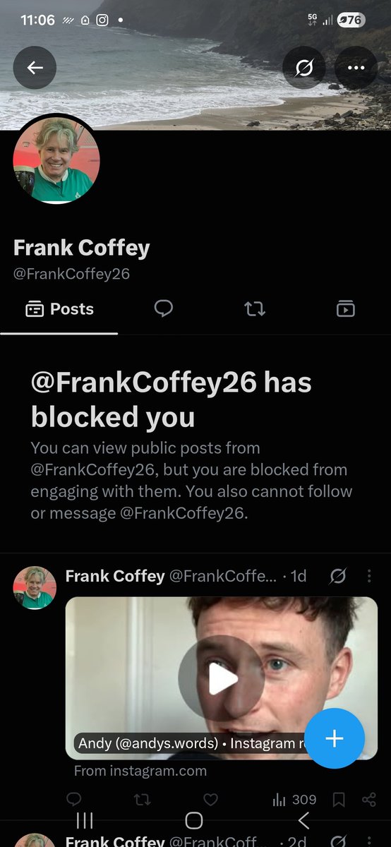 Johnson1JLB's tweet photo. @FrankCoffey26 @RachelMoiselle No better way to resolve a difference of opinion than to block someone who challenges your point of view and to hide in your echo chamber which will only ever tell you you're right and the other side is wrong. Welcome to the world we now live in. https://t.co/NnezBaRUHo