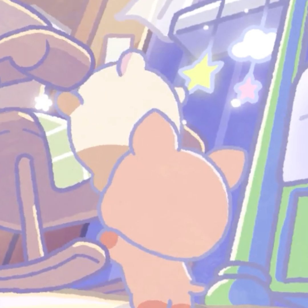 An illustration shows an orange, star-shaped character standing in front of a blue arcade cabinet, looking up at a cream-colored character sitting in a chair.