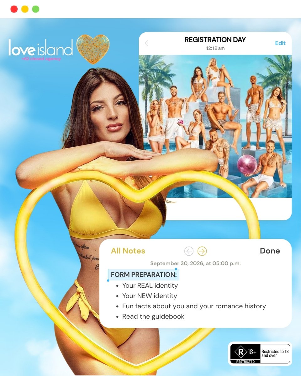 subloveisland's tweet photo. ㅤㅤㅤ ㅤㅤㅤ     
ㅤㅤㅤ ㅤㅤㅤ
📜ㅡ 𝙍𝙚𝙜𝙞𝙨𝙩𝙧𝙖𝙩𝙞𝙤𝙣 : 𝙊𝙋𝙀𝙉
Registrations are open! If you’ve been waiting for the right moment to put yourself out there, this is the time for you to shine. https://t.co/rnvEGDbwuC