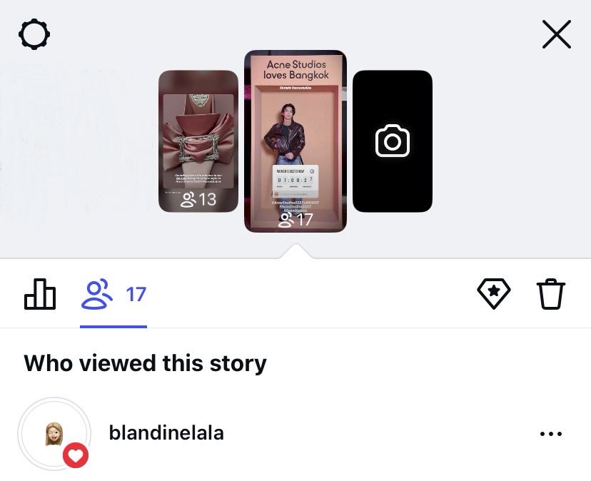 honeylemonnlilb's tweet photo. กี้ดด K. Blandine Larue Global Press &amp; Talent Director Acne Studios มากดใจที่แท็กสตอรี่ไปด้วยยย ตื่นเต้นที่จะได้เห็นไบร์ทที่งานคืนนี้แล้ว 🖤🦇

@bbrightvc @acnestudios 
BRIGHT WITH ACNE STUDIOS

#AcneStudiosSS27xBRIGHT
#AcneStudiosSS27
#AcneStudios
#bbrightvc https://t.co/6p4YREboxX