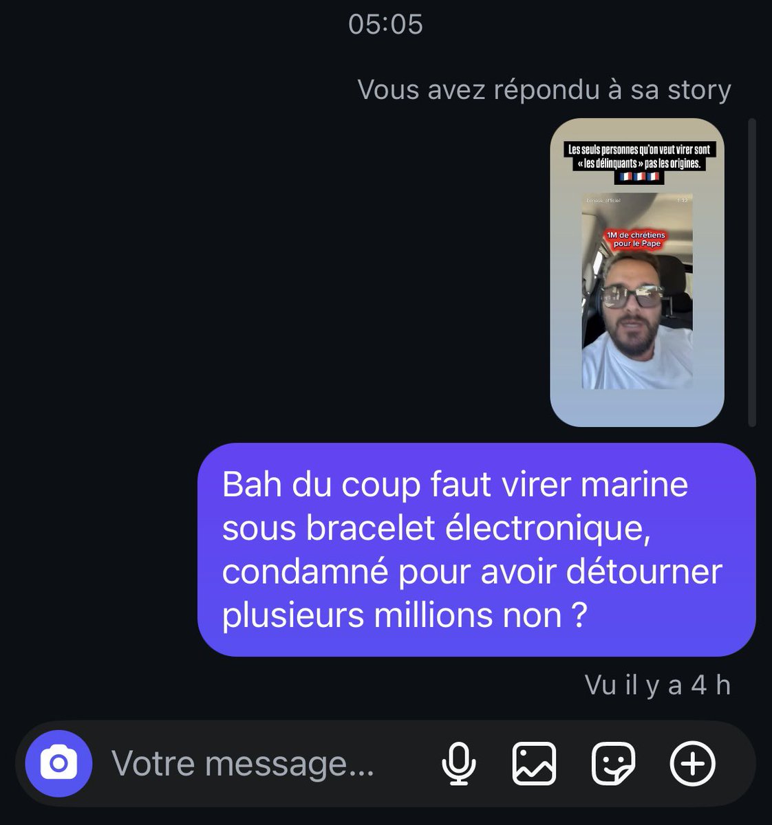 kikslebandito's tweet photo. Vos influenceuse fachos ça manque d’arguments mdrrrr https://t.co/vOtOEspKJL