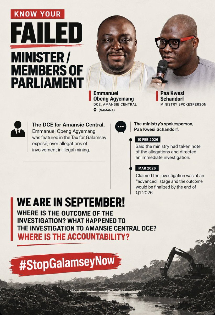 Bobthebuil19383's tweet photo. #StopGalamseyNow https://t.co/WEePciHdL6