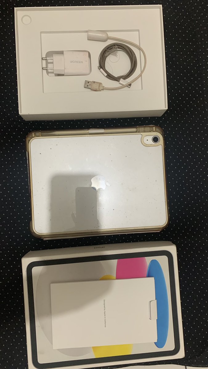 here1sbea's tweet photo. WTS 
Ipad A16 Gen11 Silver 128gb

- BH 89 cc 389
- HARUS GANTI KABEL CHARGER 
-free pencil goojodoq + chargernya
-price 5.2 Nego

buat yg minat atau nanya detail bs dm langsung ya
dom Jaksel/Depok bisa COD 
#zonauangㅤ https://t.co/smyRAwAkfw