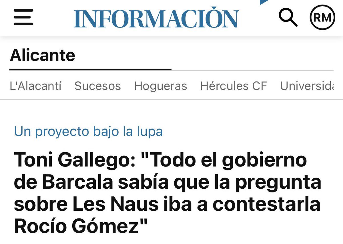 Ra_Mas's tweet photo. BARCALA TIENE QUE DIMITIR!
Su Gobierno conocía el caso Les Naus desde julio de 2024, tras una pregunta de Compromís.
Barcala dijo que no sabía nada.
Que declare voluntariamente ante la Justicia o que la jueza valore citarlo como investigado para esclarecer qué sabía, desde cuándo y por qué no se actuó.
Les Naus no está cerrado.
Caiga quien caiga.
https://t.co/6SnT2cHASy