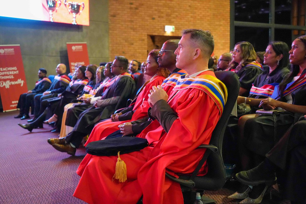 REGENT_BSchool's tweet photo. Leadership backed by research. Knowledge built for impact. 🎓

Today, we proudly celebrate our DBA graduates.

#RBSGrad2026 #TeachingDifferently #DBA #RegentBusinessSchool https://t.co/EavTOOffLI