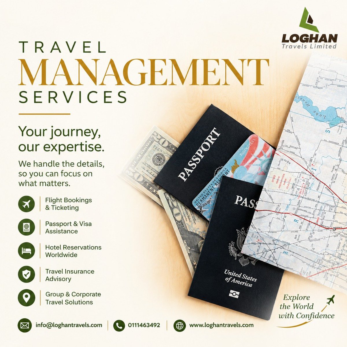 LoghanTravels's tweet photo. Business travel should be seamless.

At Loghan Travels, we manage the details behind corporate travel  from planning and bookings to accommodation, transportation and coordinated travel arrangements.

So your team can focus on business while we handle the journey. https://t.co/KhKwyFrfEi