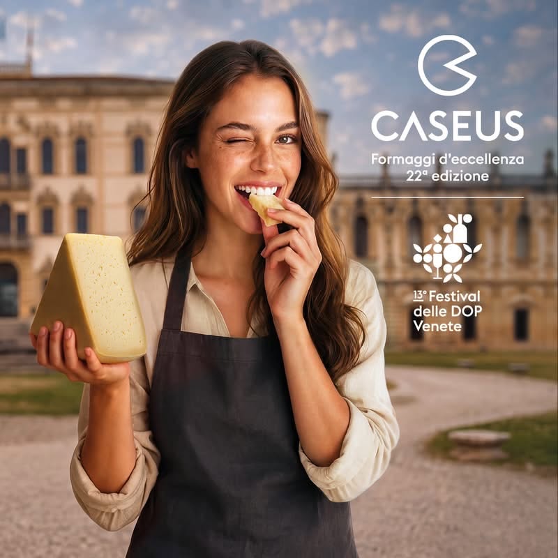 Monte_Veronese's tweet photo. Il 3 e 4 ottobre 2026 ci vediamo alla 22ª edizione di Caseus Italy, a Piazzola sul Brenta (PD). A completare il programma, la 13ª edizione del Festival delle DOP Venete
ℹ https://t.co/lLfXARYFyB
#monteveronese #caseus2026 #festivaldelledopvenete https://t.co/N2nY6oj9D8