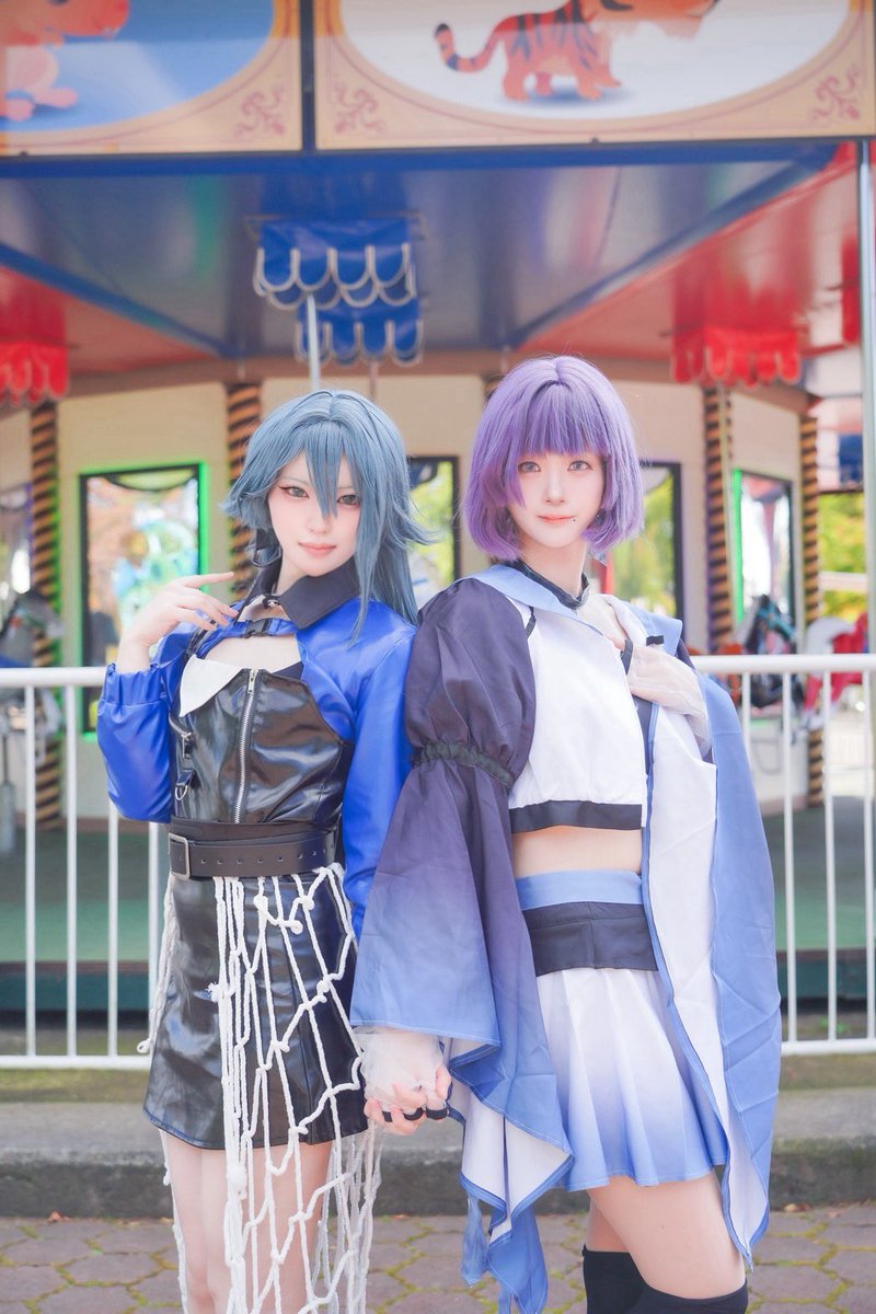 igutiiguti's tweet photo. ⚠︎︎コスプレ Cosplay
学園アイドルマスター

⟡.·*.··············································⟡.·*.
     私がクールすぎるってこと？
⟡.·*.··············································⟡.·*.

手毬▶︎ひなの
美鈴▶︎@harumi_cosplay 

📷´-▷▶︎@N1see_lack さん✨ https://t.co/bxtFYIkPl4