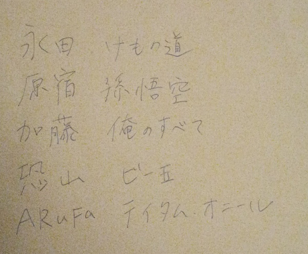 hechimano87's tweet photo. オモコロチャンネルメンバーをサカナクションの楽曲に当てはめていた方がいたので、私もスピッツで。 https://t.co/XdBI7Knfth