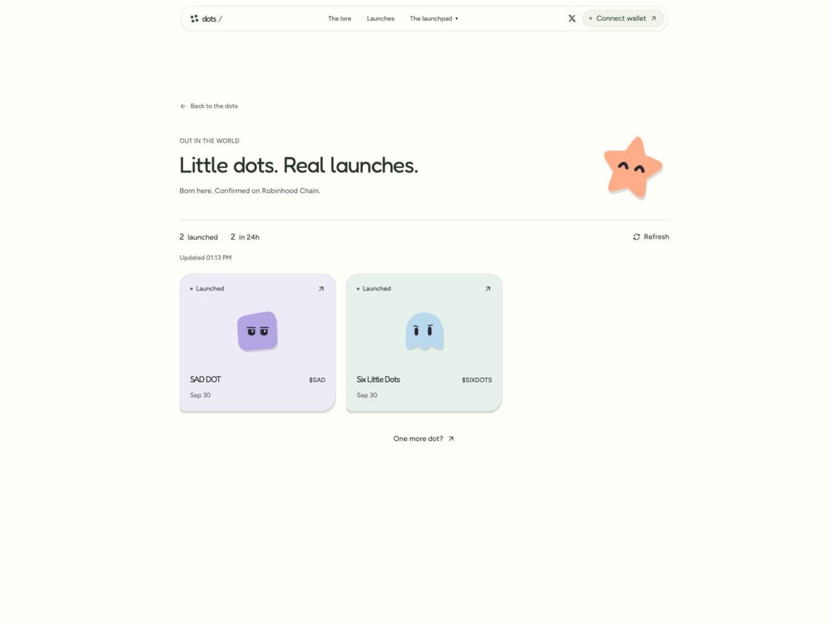 dotslaunchpad's tweet photo. launch history update

dev added new page on https://t.co/MtY5VCjQn4

now you can track every token launched on our platform

go check and launch now https://t.co/1h6bJz0x5f