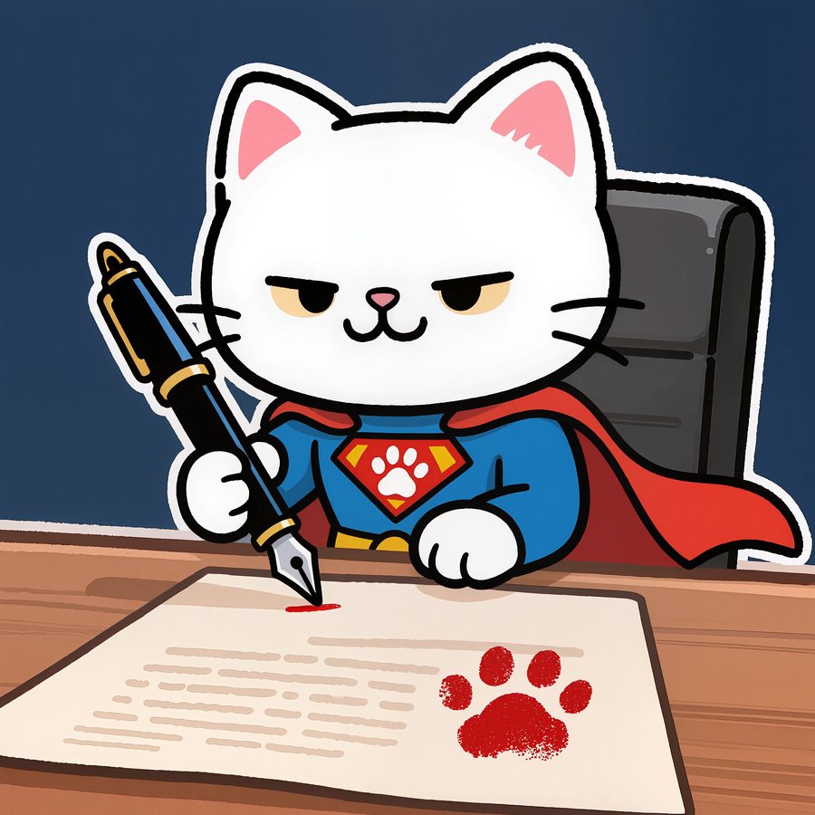 sintokenx's tweet photo. it's official.  signed. stamped. pawprinted. https://t.co/BFfvHehAGy