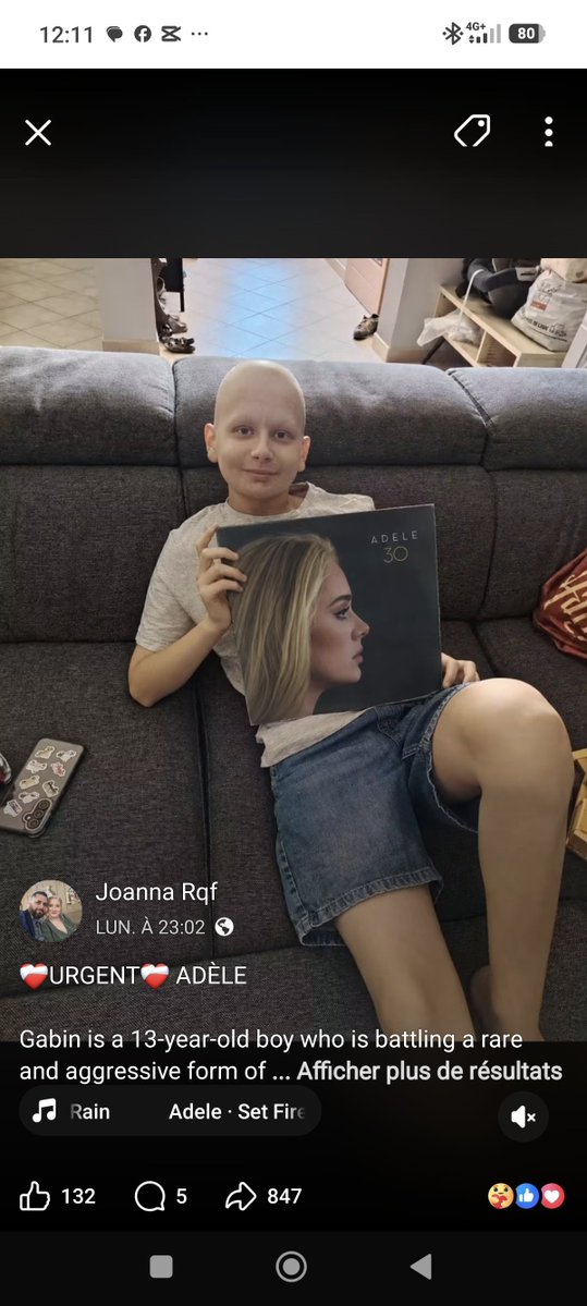 eoL_11's tweet photo. ❤️Help please❤️

Gabin have a dream : meet Adèle 

#Adele #help #USA https://t.co/cZeAs3tUbe