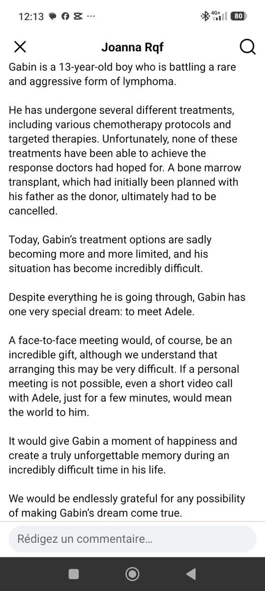 eoL_11's tweet photo. ❤️Help please❤️

Gabin have a dream : meet Adèle 

#Adele #help #USA https://t.co/cZeAs3tUbe