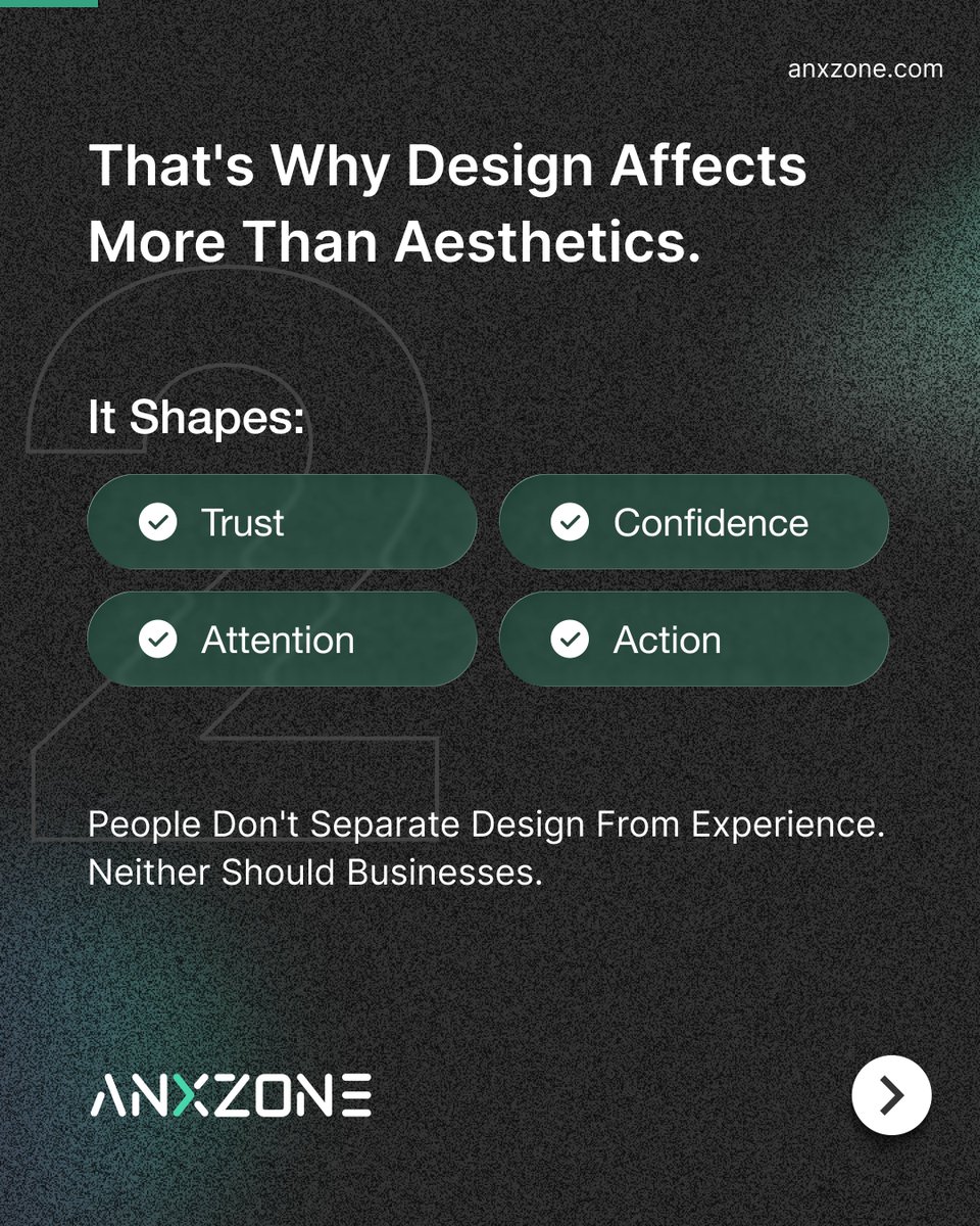 anxzonedesign's tweet photo. We stopped treating design as an output and started seeing it as a series of decisions. Every screen shapes behaviour. Every interaction adds or removes friction. Design isn’t decoration, it’s strategy made visible. https://t.co/FHNj3tJieH